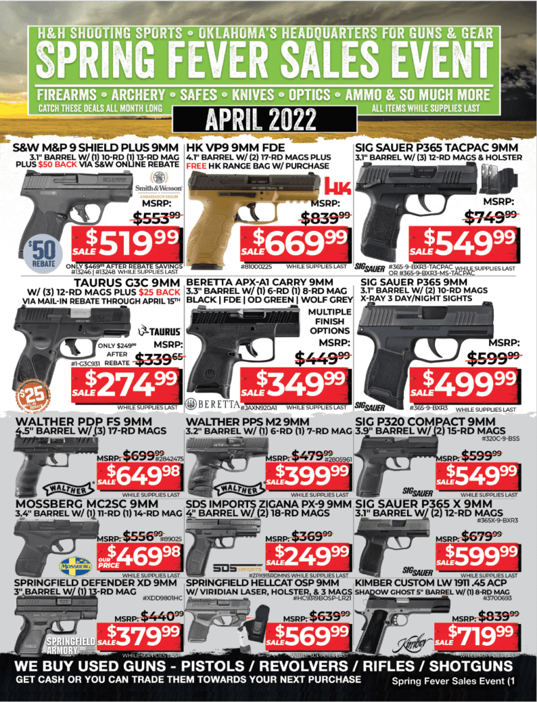 Spring Fever Sales Event, April 2022
