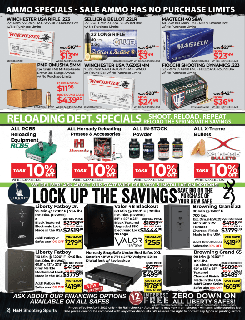 Spring Fever Sales Event, April 2022