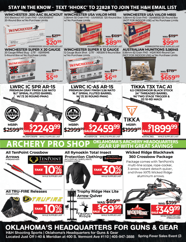 Spring Fever Sales Event, April 2022