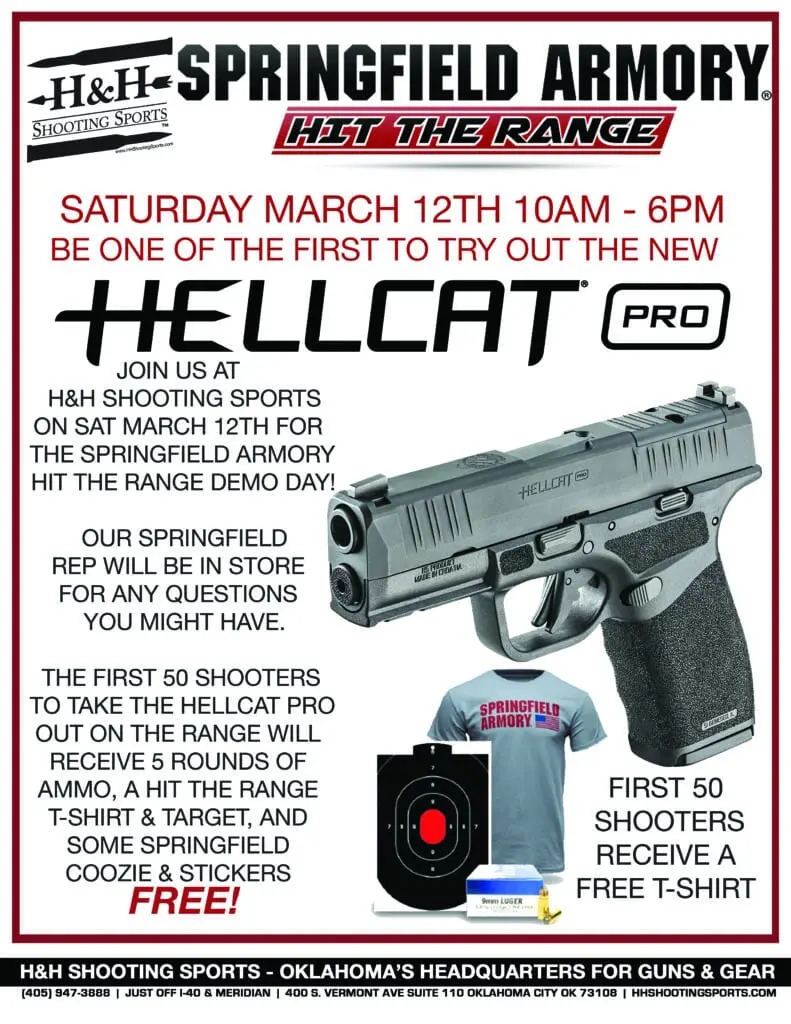 Springfield Hellcat Pro Event Flyer