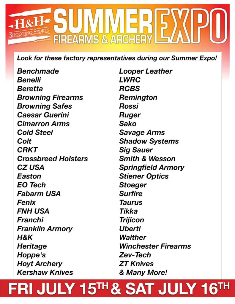 Summer Expo Vendor List