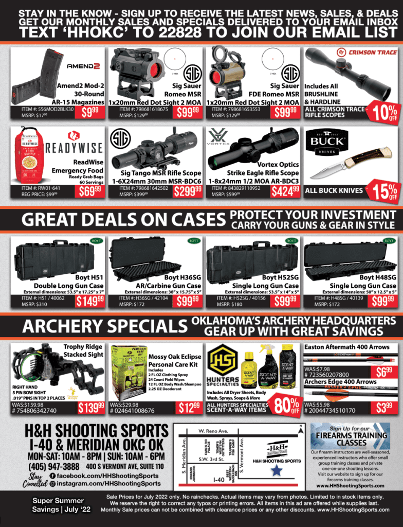 Super Summer Savings HH Shooting Sports