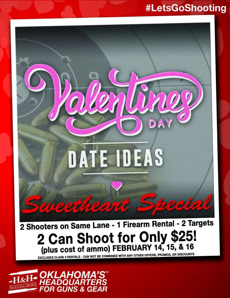 Promotional Advertisement from H&H Shooting Sports for Valentine's Day

