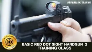 A Handgun with a Red Dot Sight in a Marksmanship Training Class in Oklahoma City, OK