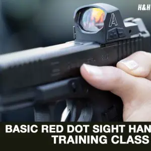 A Handgun with a Red Dot Sight in a Marksmanship Training Class in Oklahoma City, OK