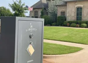 Close image of grey safe by  H&H Shooting Sports in Oklahoma City