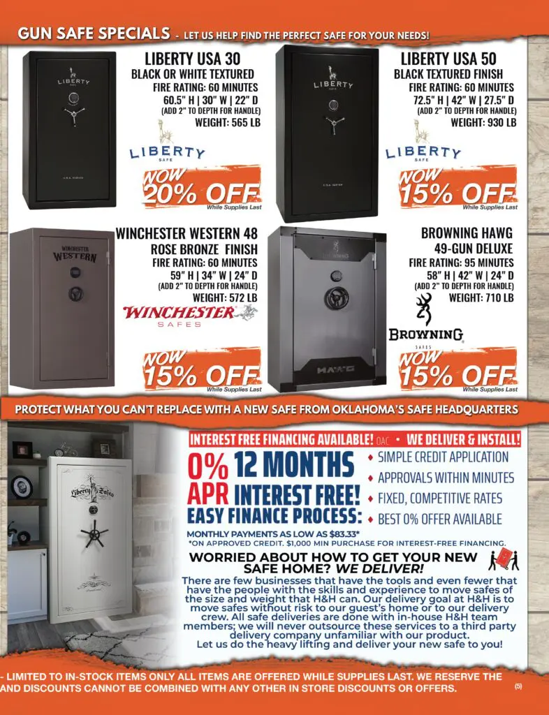 October 2026 Sales Event Safes Page