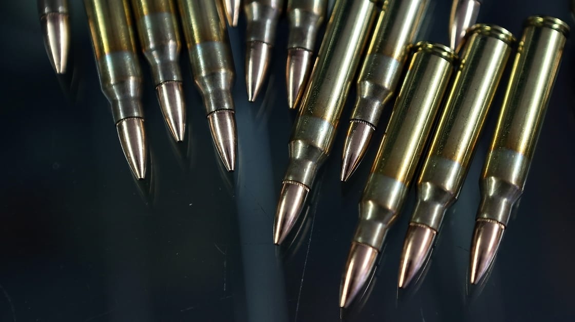 Since the Newtown school shooting in December, gun stores nationwide have had difficulty keeping ammunition, like these .223-caliber rifle bullets, in stock.