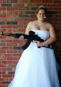 Bride-with-gun