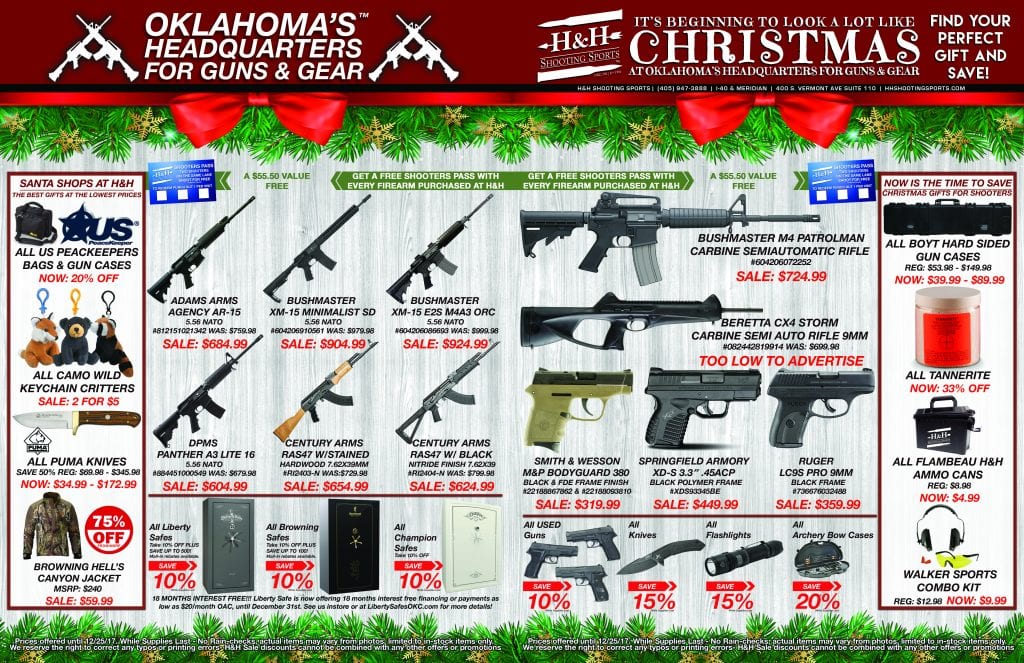 It’s beginning to look a lot like Christmas at H&H Shooting Sports in Oklahoma's City 