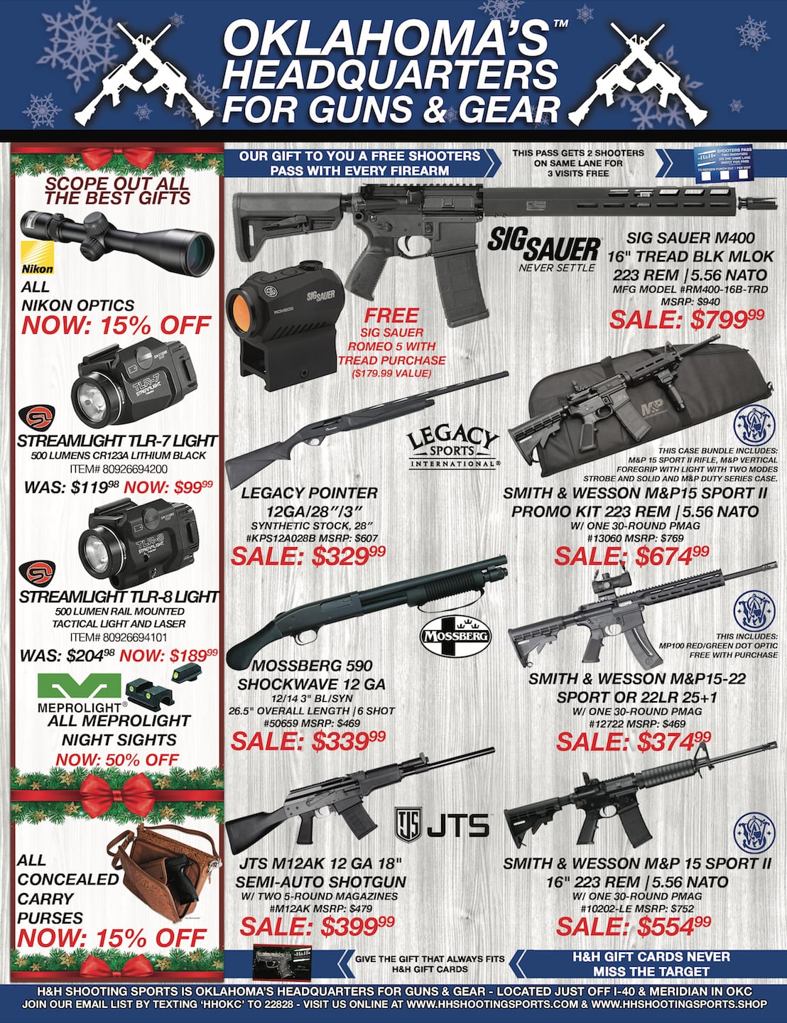 Scope out all the best gifts from H&H Shooting sports in Oklahoma's City 