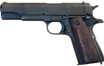 Browning's .45-caliber gun was a crucial sidearm for the U.S. Army.