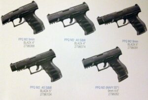 Several Variants of the Walther PPQ M2 are available.