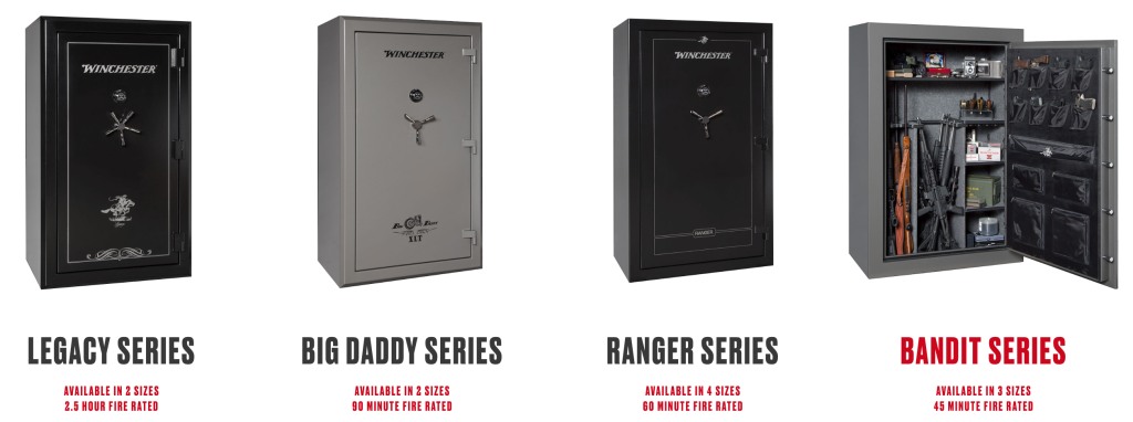 Image showcasing the range of safes available at H&H Shooting Sports in Oklahoma City